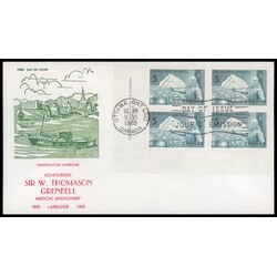 canada stamp 438 sir wilfred grenfell and ship 5 1965 FDC LL 030