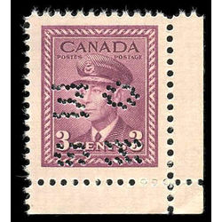 canada stamp official o o252 1 rose violet double perf 3 1942