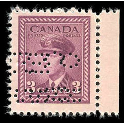 canada stamp official o o252 2 rose violet double perf 3 1942