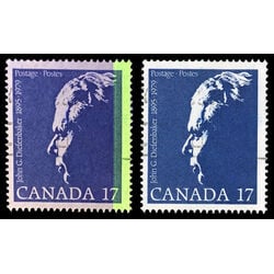 canada stamp 859 john george diefenbaker 17 1980 U VF 007