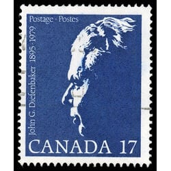 canada stamp 859 john george diefenbaker 17 1980 U VF 007
