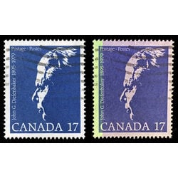 canada stamp 859 john george diefenbaker 17 1980 U VF 008
