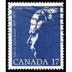 canada stamp 859 john george diefenbaker 17 1980 U VF 008