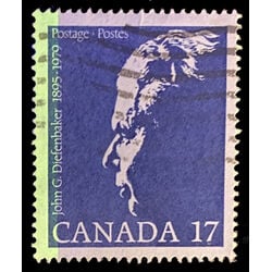 canada stamp 859 john george diefenbaker 17 1980 U VF 008