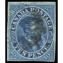 canada stamp 7 jacques cartier used very fine 10d 1855