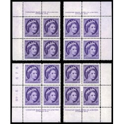 canada stamp 340 queen elizabeth ii 4 1954 PB SET %235