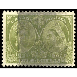 canada stamp 65 queen victoria jubilee 5 1897  2