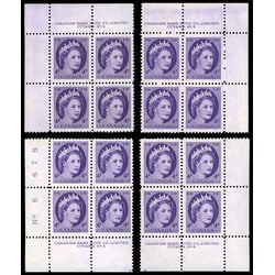 canada stamp 340 queen elizabeth ii 4 1954 PB SET %236