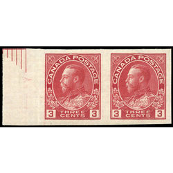 canada stamp 138ipa george v imperforate pyramid pair 2x3 1924