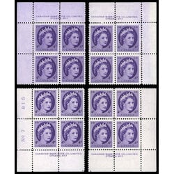 canada stamp 340 queen elizabeth ii 4 1954 PB SET %237