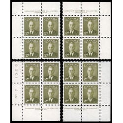 canada stamp 305 king george vi 2 1951 PB SET %237