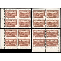 canada stamp 268 eastern farm scene 8 1946 CB SET 035