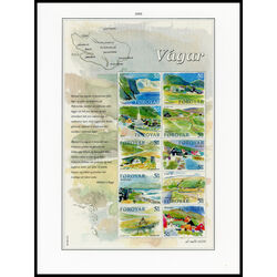 faroe islands collection 214 mint nh stamps and 11 souvenir sheets