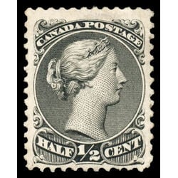 canada stamp 21c queen victoria 1868 M F VFOG 016
