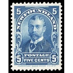newfoundland stamp 85 duke of york 5 1899 M VF 017