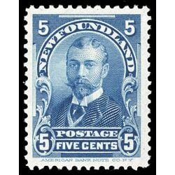 newfoundland stamp 85 duke of york 5 1899 M VF 019