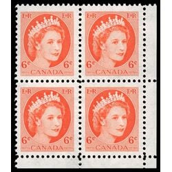 canada stamp 342 queen elizabeth ii 6 1954 CB LR