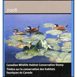 canadian wildlife habitat conservation stamp fwh24d ruddy ducks 8 50 2008
