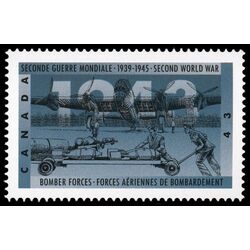 canada stamp 1504 bomber forces 43 1993