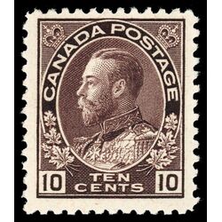 canada stamp 116 king george v 10 1912 M F VFNH 030