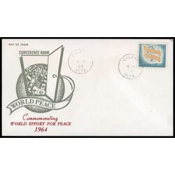 canada stamp 416 pacern in terris 5 1964 FDC PC 020