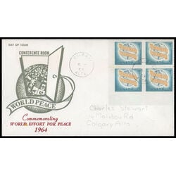 canada stamp 416 pacern in terris 5 1964 FDC LL 022