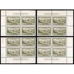 canada stamp o official o21 great bear lake b 10 1950 PB SET %231 012