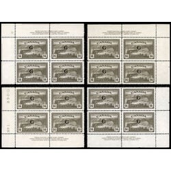 canada stamp o official o22 hydroelectric plant b 14 1950 PB SET %231 008