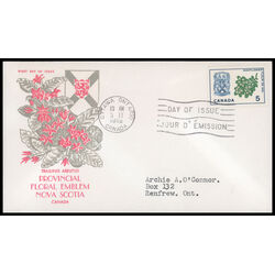canada stamp 420 nova scotia mayflower 5 1965 FDC PC 016