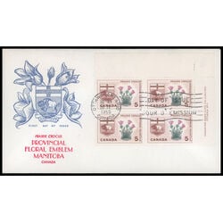 canada stamp 422 manitoba prairie crocus 5 1965 FDC UR 023