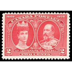canada stamp 98 king edward vii queen alexandra 2 1908 M F VFNH 048