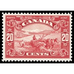 canada stamp 157 harvesting wheat 20 1929 M F VFNH 053