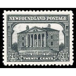newfoundland stamp 171 colonial building st john s 20 1930 M XF 010