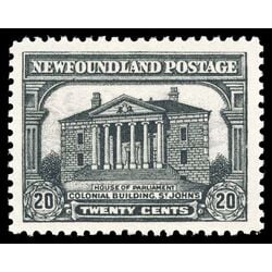 newfoundland stamp 171 colonial building st john s 20 1930 M VF 012