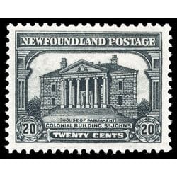 newfoundland stamp 181 colonial building st john s 20 1931 M VF 005