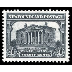 newfoundland stamp 181 colonial building st john s 20 1931 M VF 006