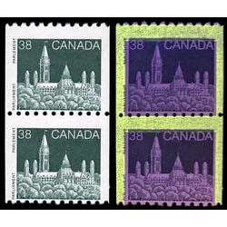 canada stamp 1194a pair parliament 1989 M NH 002