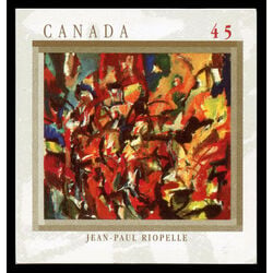 canada stamp 1743 peinture by jean paul riopelle 1947 8 45 1998
