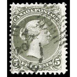 canada stamp 26 queen victoria 5 1875 U F 045