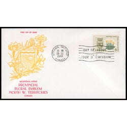 canada stamp 429 northwest territories mountain avens 5 1966 FDC PC 015