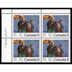 canada stamp 619 scottish settlers and hector 8 1973 PB UL