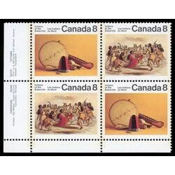 canada stamp 575a subarctic indians 1975 PB LL