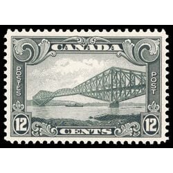 canada stamp 156 quebec bridge 12 1929 M XFNH 044