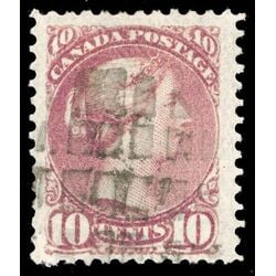 canada stamp 40 queen victoria 10 1877 U VF 032