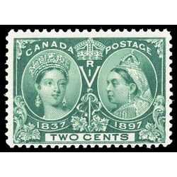 canada stamp 52 queen victoria diamond jubilee 2 1897 M F VFNH 061