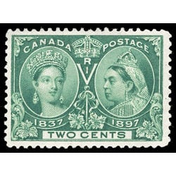 canada stamp 52 queen victoria diamond jubilee 2 1897 M VFNH 060