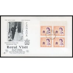 canada stamp 471 queen elizabeth ii and centennial symbol 5 1967 FDC UR 042