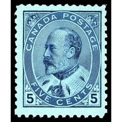 canada stamp 91 edward vii 5 1903 M F VFNH 058