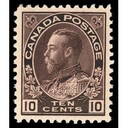 canada stamp 116 king george v 10 1912 M XF 031