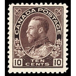 canada stamp 116 king george v 10 1912 M VFNH 030
